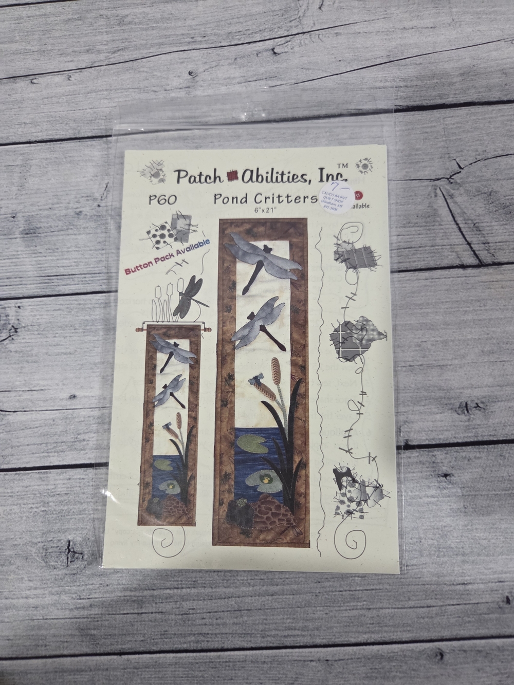 Patch Abilities Quilting Pattern Pond Critters